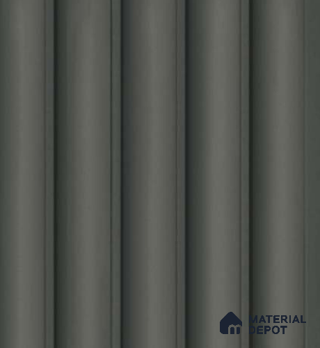 Green Plain Colour Louver PN 04890 9.5 ft x 4.7 inch Charcoal Panel - 12 mm | Suitable for Feature Wall, TV Unit & Living Room | Width is Subjected to 5% Variation
