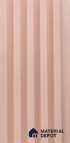 Pink Plain Colour Louver PN 06243 9.5 ft x 4.7 inch Charcoal Panel - 12 mm | Suitable for Feature Wall, TV Unit & Living Room | Width is Subjected to 5% Variation