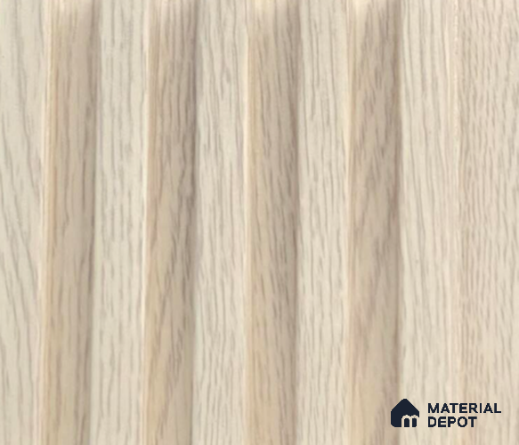 Brown Wooden Louver PN 06272 9.5 ft x 4.7 inch Charcoal Panel - 12 mm | Suitable for Feature Wall, TV Unit & Living Room | Width is Subjected to 5% Variation