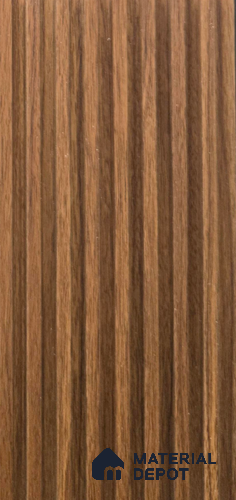 Brown Wooden Louver PN 06292 9.5 ft x 9.4 inch Charcoal Panel - 12 mm | Suitable for Feature Wall, TV Unit & Living Room | Width is Subjected to 5% Variation