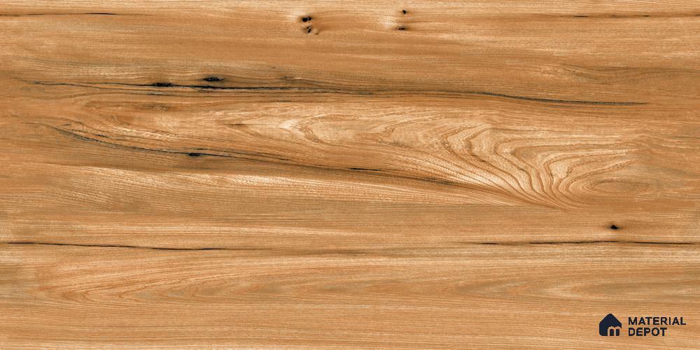 Wooden Wall & Floor Tile Earth Brown | TL 03513 | 4 ft x 2 ft Size | Sugar Matte Finish Vitrified Tile - 9 mm Thick | Ideal For Living Room, Bedroom