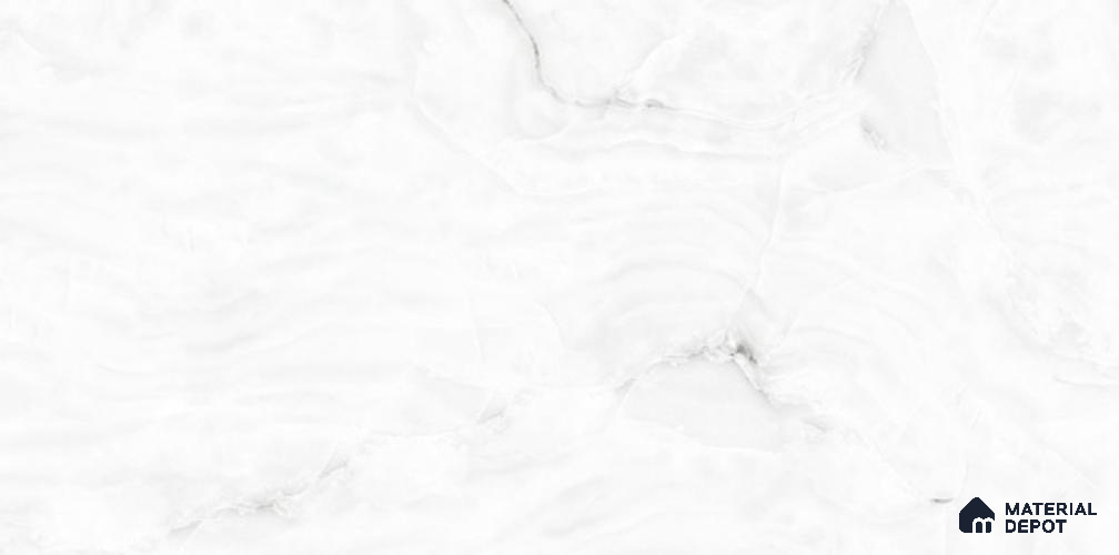 TL 08268 Crystal White 4 ft x 2 ft Glossy Finish Vitrified Wall & Floor Tile - 9 mm