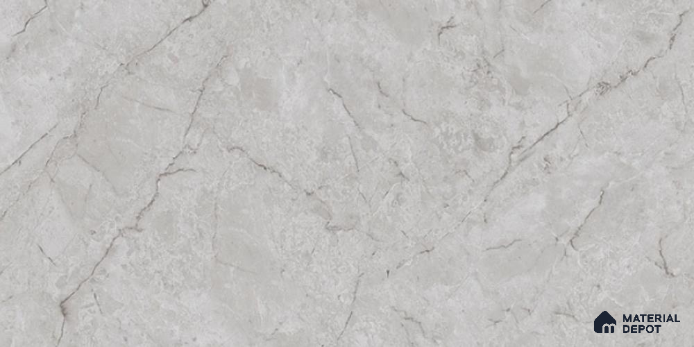 TL 08270 Grey 4 ft x 2 ft Glossy Finish Vitrified Wall & Floor Tile - 9 mm
