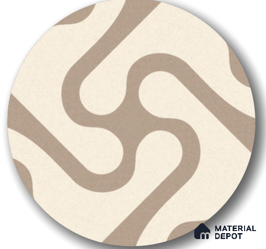 TL 03388 B Limbo Beige 400 x 400 mm Matte Finish Anti Slip Vitrified Parking Floor Tile - 12 mm | Pattern Alignment May Vary | 2-3 mm Spacer is Mandatory