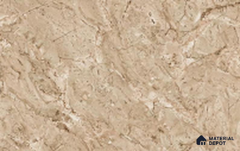 TL 02451 C Buff Beige Dark 18 x 12 inch Glossy Finish Ceramic Wall Tile - 6 mm
