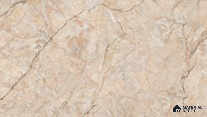TL 02452 C Oyster Beige Dark 18 x 12 inch Glossy Finish Ceramic Wall Tile - 6 mm