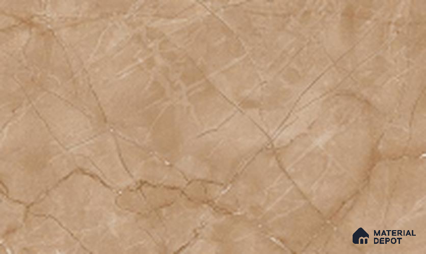 TL 02447 C Terra Brown Dark 18 x 12 inch Glossy Finish Ceramic Wall Tile - 6 mm