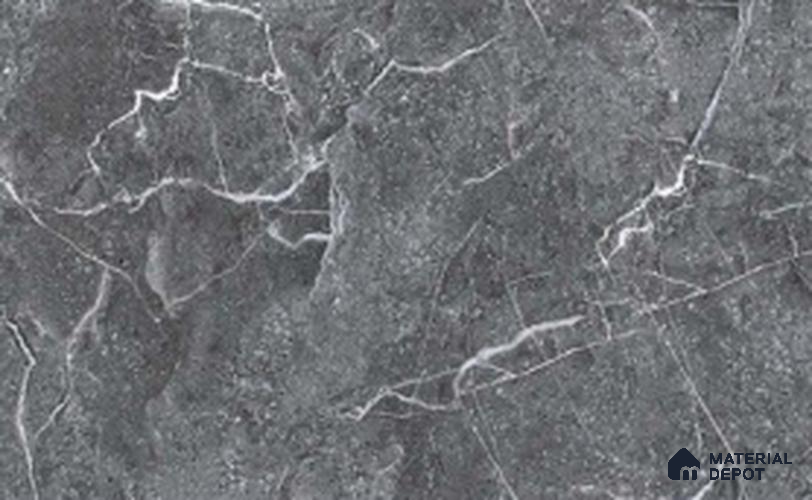 TL 02408 C Black Dark 18 x 12 inch Glossy Finish Ceramic Wall Tile - 6 mm