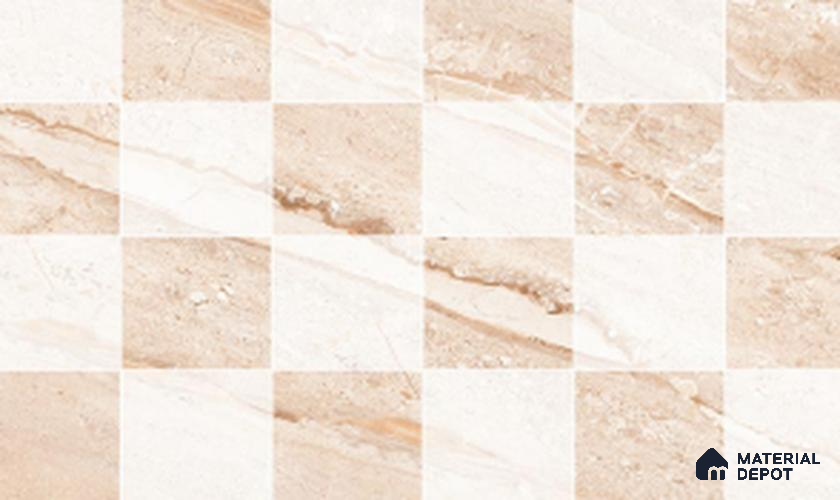 TL 02411 B Caramel Beige Highlighter 18 x 12 inch Glossy Finish Ceramic Wall Tile - 6 mm