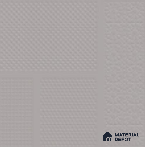TL 04235 Cement Punch Matte Finish 600x600 mm Full Body Vitrified Wall & Floor Tile - 9 mm (Random 4)