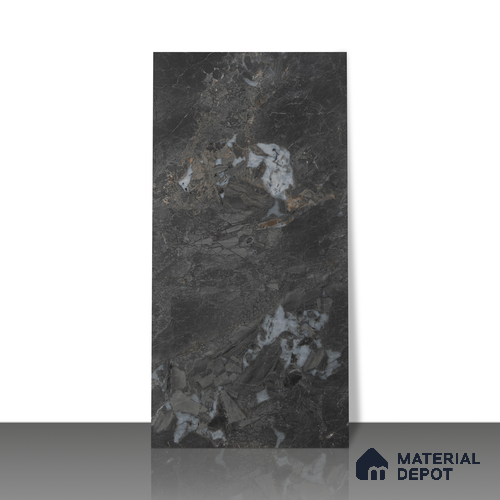 Endless Marble Floor & Wall Tile | TL 01079 Snow White | 4 ft x 2 ft Glossy Finish Vitrified Tile - 9 mm | Suitable For Living Room, Bedroom, Dining Area