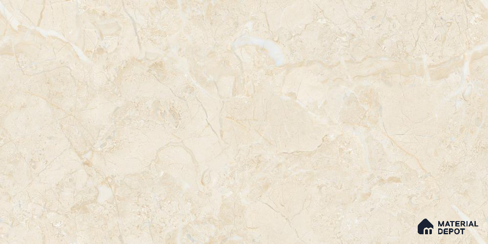 Endless Floor & Wall Vitrified Tile Sallow Ivory 4 ft x 2 ft | TL 01082 Glossy Finish - 9 mm | Suitable for Living Room, Bedroom