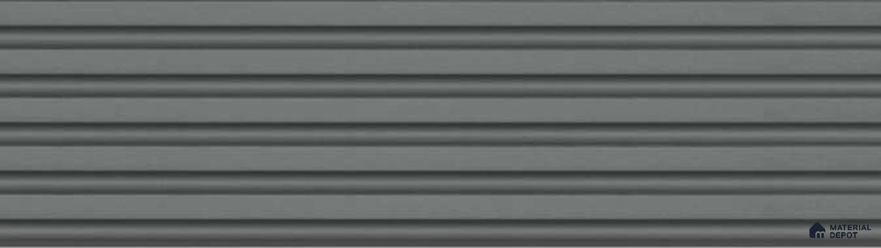 Grey Plain Colour Louver PN 03179 8 ft x 4.9 inch Charcoal Panel - 8 mm | Suitable for Feature Wall, TV Unit & Living Room | Width is Subjected to 5% Variation