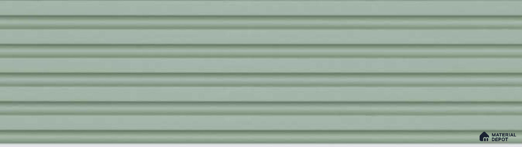 Green Plain Colour Louver PN 03186 8 ft x 4.9 inch Charcoal Panel - 8 mm | Suitable for Feature Wall, TV Unit & Living Room | Width is Subjected to 5% Variation