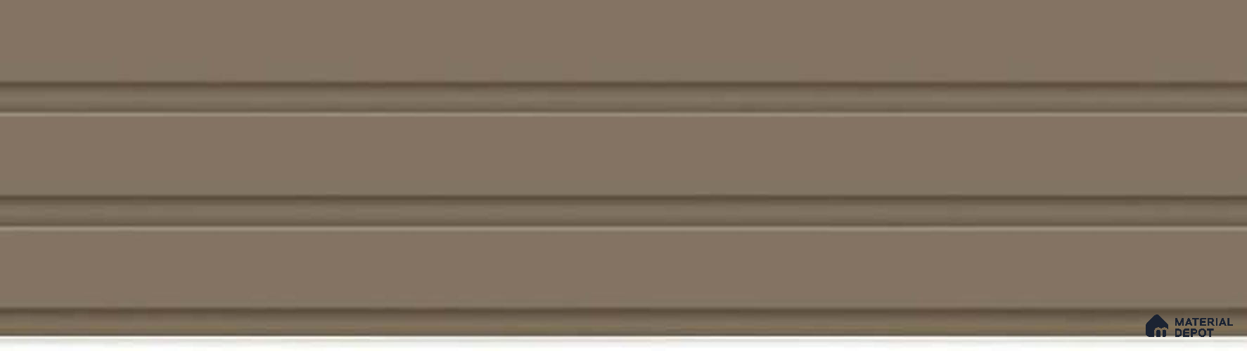 Brown Plain Colour Louver PN 03190 8 ft x 4.9 inch Charcoal Panel - 8 mm | Suitable for Feature Wall, TV Unit & Living Room | Width is Subjected to 5% Variation