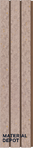 Beige Wooden Louver PN 03295 8 ft x 4.9 inch Charcoal Panel - 8 mm | Suitable for Feature Wall, TV Unit & Living Room | Width is Subjected to 5% Variation