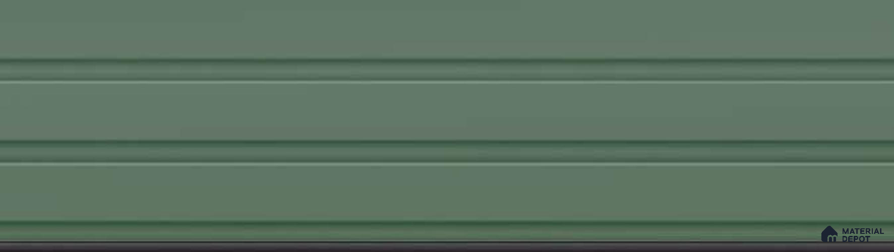 Green Plain Colour Louver PN 03193 8 ft x 4.9 inch Charcoal Panel - 8 mm | Suitable for Feature Wall, TV Unit & Living Room | Width is Subjected to 5% Variation