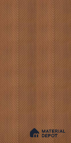 Brown Metallic Look PVC Decorative Wall Panel PN 03319 8 ft x 2 ft - 1 mm | Suitable for Feature Wall, TV Unit & Living Room | Width is Subjected to 5% Variation