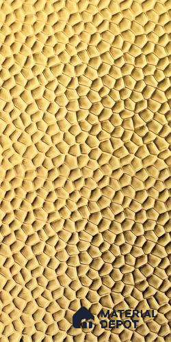 Gold Metallic Look PVC Decorative Wall Panel PN 03320 8 ft x 2 ft - 1 mm | Suitable for Feature Wall, TV Unit & Living Room | Width is Subjected to 5% Variation