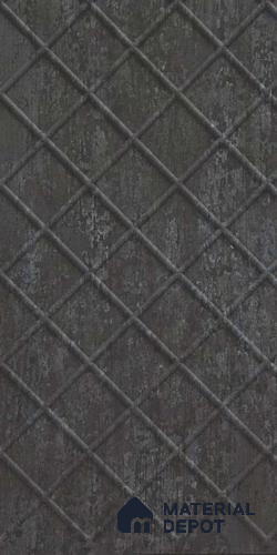 Grey Patterned Look PVC Decorative Wall Panel PN 03324 8 ft x 2 ft - 1 mm | Suitable for Feature Wall, TV Unit & Living Room | Width is Subjected to 5% Variation