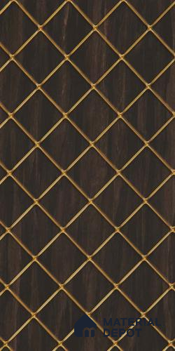 Brown Patterned Look PVC Decorative Wall Panel PN 03327 8 ft x 2 ft - 1 mm | Suitable for Feature Wall, TV Unit & Living Room | Width is Subjected to 5% Variation