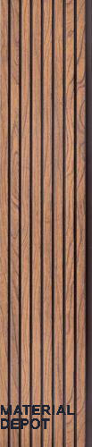 Brown Wood look PN 03196 Charcoal Louver/Panel | 8 ft x 5 inch | 8 - mm | image 01