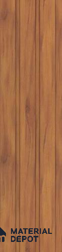 Brown Wooden Louver PN 03039 8 ft x 4.9 inch Charcoal Panel - 8 mm | Suitable for Feature Wall, TV Unit & Living Room | Width is Subjected to 5% Variation
