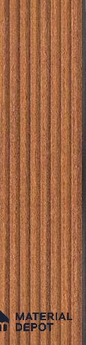 Brown Plain Colour Louver PN 03043 8 ft x 4.9 inch Charcoal Panel - 8 mm | Suitable for Feature Wall, TV Unit & Living Room | Width is Subjected to 5% Variation