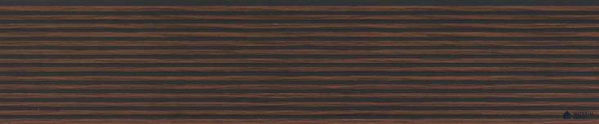 Brown Wooden Louver PN 03234 8 ft x 4.9 inch Charcoal Panel - 8 mm | Suitable for Feature Wall, TV Unit & Living Room | Width is Subjected to 5% Variation