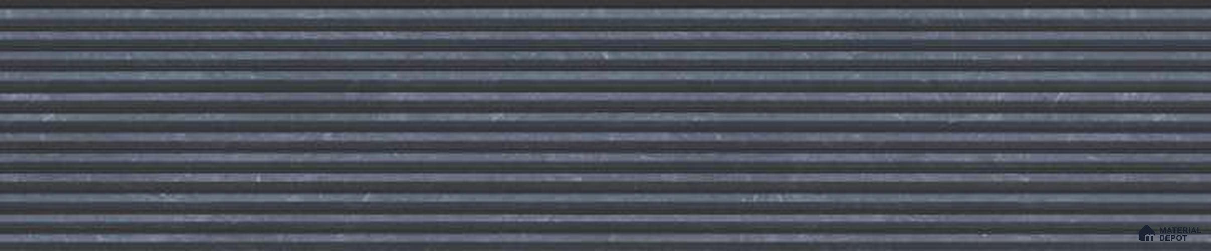 Grey Marble Louver PN 03236 8 ft x 4.9 inch Charcoal Panel - 8 mm | Suitable for Feature Wall, TV Unit & Living Room | Width is Subjected to 5% Variation