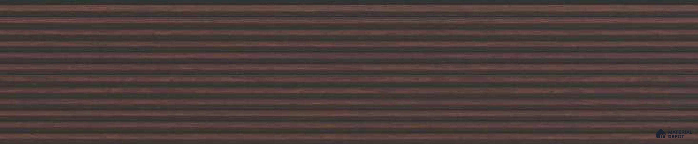 Brown Marble Louver PN 03238 8 ft x 4.9 inch Charcoal Panel - 8 mm | Suitable for Feature Wall, TV Unit & Living Room | Width is Subjected to 5% Variation