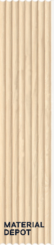 Cream Wooden Louver PN 03259 8 ft x 4.9 inch Charcoal Panel - 8 mm | Suitable for Feature Wall, TV Unit & Living Room | Width is Subjected to 5% Variation