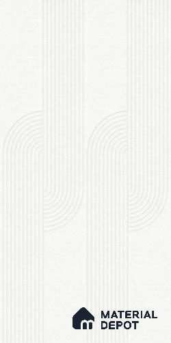 White Patterned look PN 02995 B Polymer Coated HDHMR Decorative Wall Panel | 8 ft x 2 ft | 6 - mm | Width is Subjected to 5% Variation