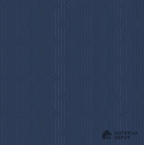 Blue Patterned Look HDHMR Decorative Wall Panel PN 02996 B 8 ft x 2 ft - 6 mm | Suitable for Feature Wall, TV Unit & Living Room | Width is Subjected to 5% Variation