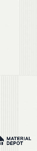 White Patterned look PN 02997 Polymer Coated HDHMR Decorative Wall Panel | 8 ft x 2 ft | 6 - mm | Width is Subjected to 5% Variation
