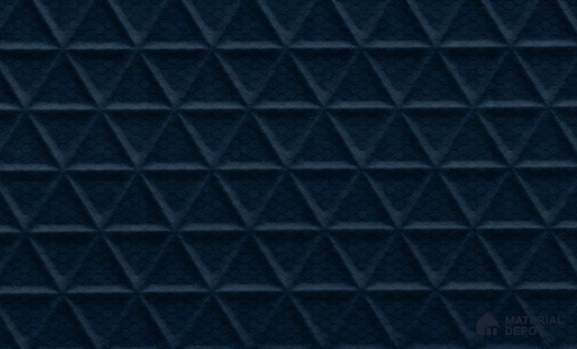 Blue Patterned Look PVC Decorative Wall Panel PN 03010 C 8 ft x 4 ft - 2 mm | Suitable for Feature Wall, TV Unit & Living Room | Width is Subjected to 5% Variation