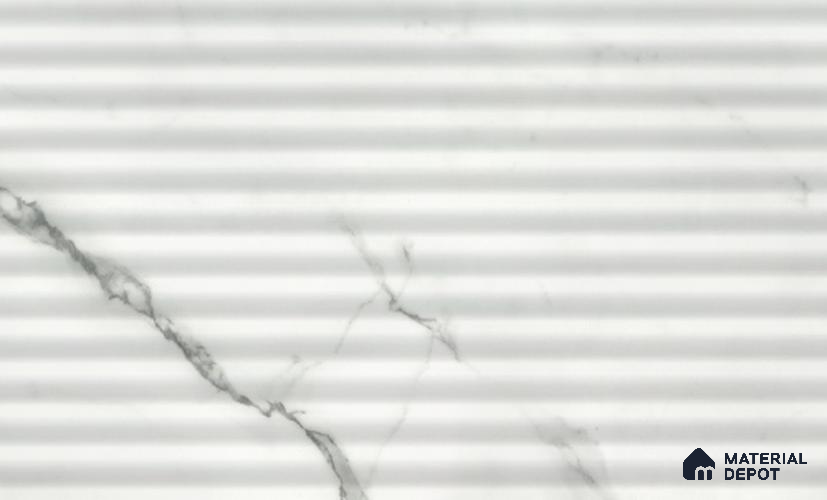 White Marble Look PVC Decorative Wall Panel PN 03012 8 ft x 4 ft - 2 mm | Suitable for Feature Wall, TV Unit & Living Room | Width is Subjected to 5% Variation