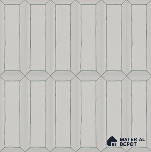 Faux Subway Wall Tile TL 06365 B Forest Blend 1 ft x 1 ft Ceramic Matte Finish Tile - 9 mm | Suitable For Kitchen, Bathroom Walls and Backsplashes | Please Expect a Slight Variation of Pattern