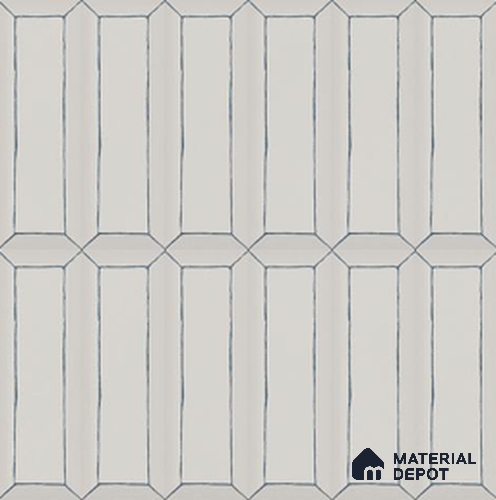 Faux Subway Wall Tile TL 06365 C Notte Charm 1 ft x 1 ft Ceramic Matte Finish Tile - 9 mm | Suitable For Kitchen, Bathroom Walls and Backsplashes | Please Expect a Slight Variation of Pattern
