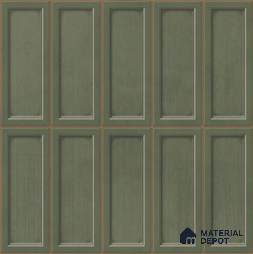 Faux Subway Wall Tile TL 06360 F Classic Jade 1 ft x 1 ft Ceramic Glossy Finish Tile - 9 mm | Suitable For Kitchen, Bathroom Walls and Backsplashes | Please Expect a Slight Variation of Pattern