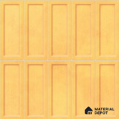 Faux Subway Wall Tile TL 06360 E Cramel Charm 1 ft x 1 ft Ceramic Glossy Finish Tile - 9 mm | Suitable For Kitchen, Bathroom Walls and Backsplashes | Please Expect a Slight Variation of Pattern