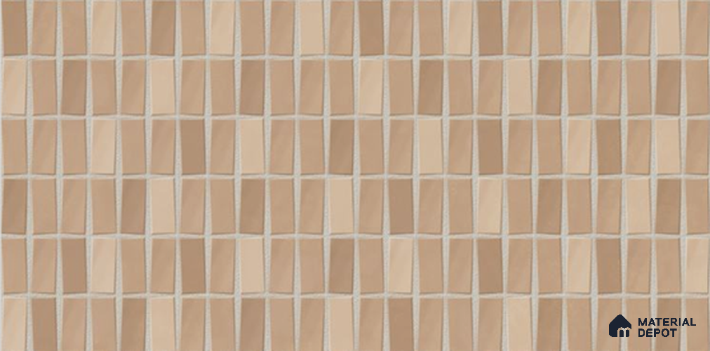 Faux Subway Wall Tile TL 06369 D Radiant Bhama 2 ft x 1 ft Ceramic Glossy Finish Tile - 9 mm | Suitable For Kitchen, Bathroom Walls and Backsplashes | Please Expect a Slight Variation of Pattern