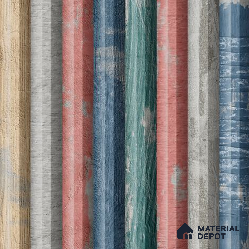 Faux Subway Wall Tile TL 06363 Multy Vibe 1 ft x 1 ft Ceramic Matte Finish Tile - 9 mm | Suitable For Kitchen, Bathroom Walls and Backsplashes | Please Expect a Slight Variation of Pattern