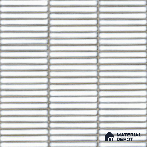 Faux Subway Wall Tile TL 06358 Radiant White 1 ft x 1 ft Ceramic Glossy Finish Tile - 9 mm | Suitable For Kitchen, Bathroom Walls and Backsplashes | Please Expect a Slight Variation of Pattern