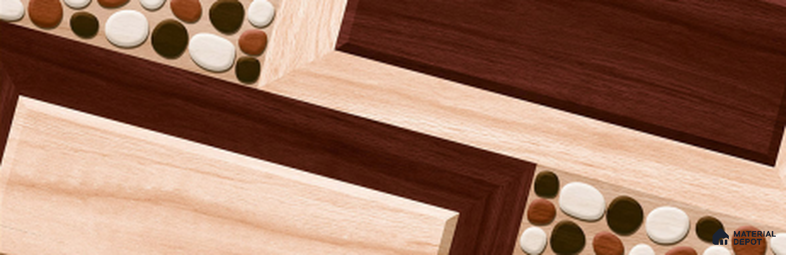 TL 02913 Rosy Brown 18 x 12 inch Glossy Finish Wall Elevation Ceramic Tile - 7 mm