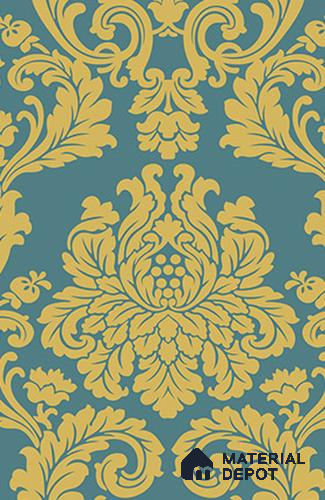 ST 18001 | 10 Meter x 21 Inches Damask Look Wallpaper - 57.41 Sq. Ft. | Minimum 15% wastage during installation