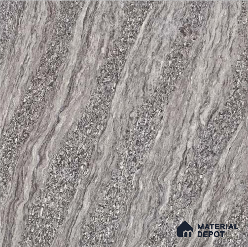 TL 03025 Foggy Grey 2 ft x 2 ft Glossy Finish Vitrified Floor Tile - 9.5 mm