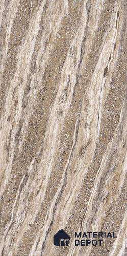 TL 03008 Brown 4 ft x 2 ft Glossy Finish Vitrified Wall & Floor Tile - 9.5 mm