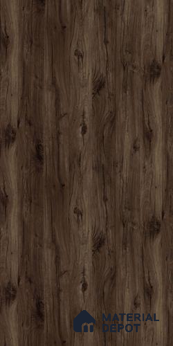 Wooden Look 693 HGL Dark Natural Oak 8 ft x 4 ft High Gloss Finish Decorative Laminate - 1 mm | Suitable for TV Unit, Wardrobe, Kitchen Cabinets