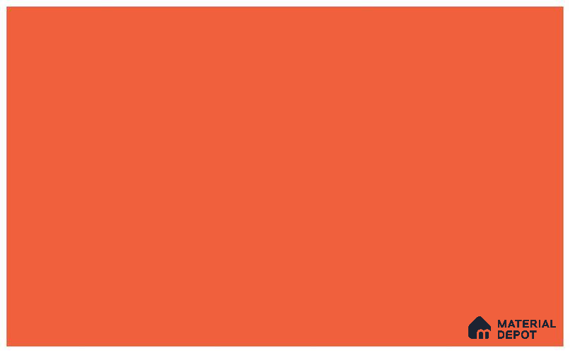 Orange Solid Colors Look 913 MT Orange 8 ft x 4 ft High Gloss Finish Decorative Laminate - 1 mm | Suitable for Living Room, Kitchen, Office